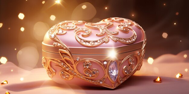 colorful with mirror partition gold metal bracelet jewelry box