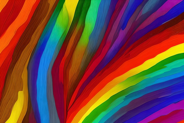 Colorful Wood Background Rainbow Wood Background Wood Background AI Generative