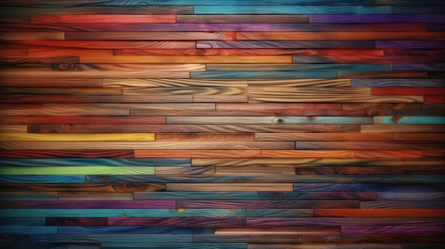 Colorful Wood Pattern Texture Background