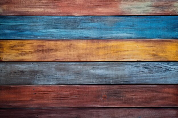 Photo colorful wood texture as background