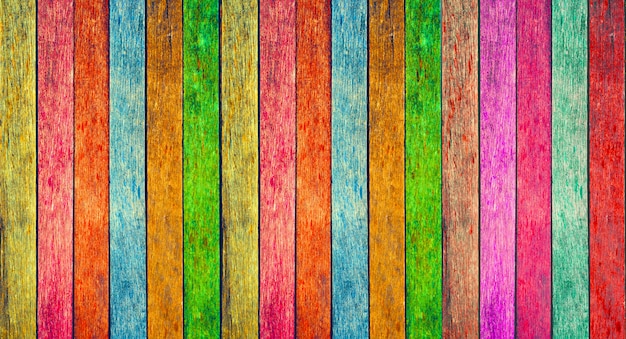 Photo colorful wood texture background