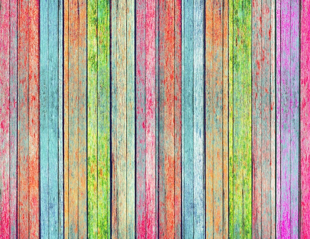 Colorful wood texture