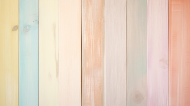 Colorful wooden plank wallpaper ideal for presentations