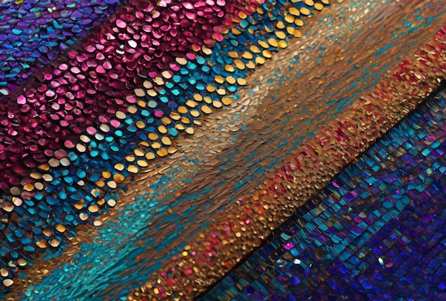 A colorful woven fabric is a colorful material that is handmade by hand.