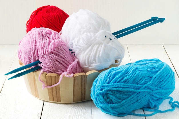 Colorful yarn for knitting