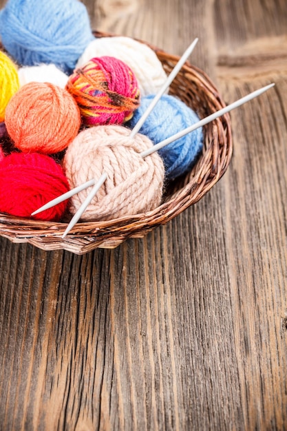 Colorful yarn