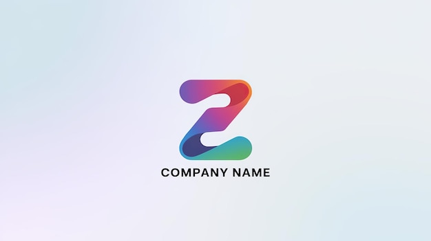красочный дизайн логотипа Z