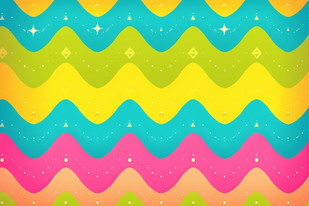 Colorful zig zag background