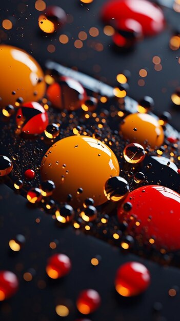 colorfull oil drop