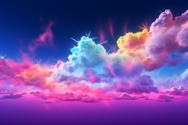 colorfull sky clouds backgrounds neon clouds background colorful cloud colored clouds sky background