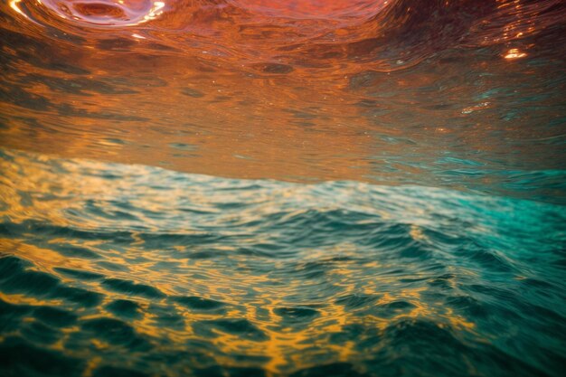 Foto tessuto liquido ad acqua colorata