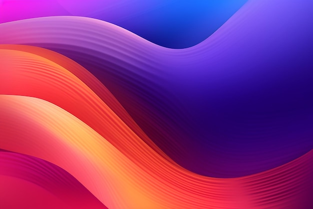 Colorfull waves abstract background