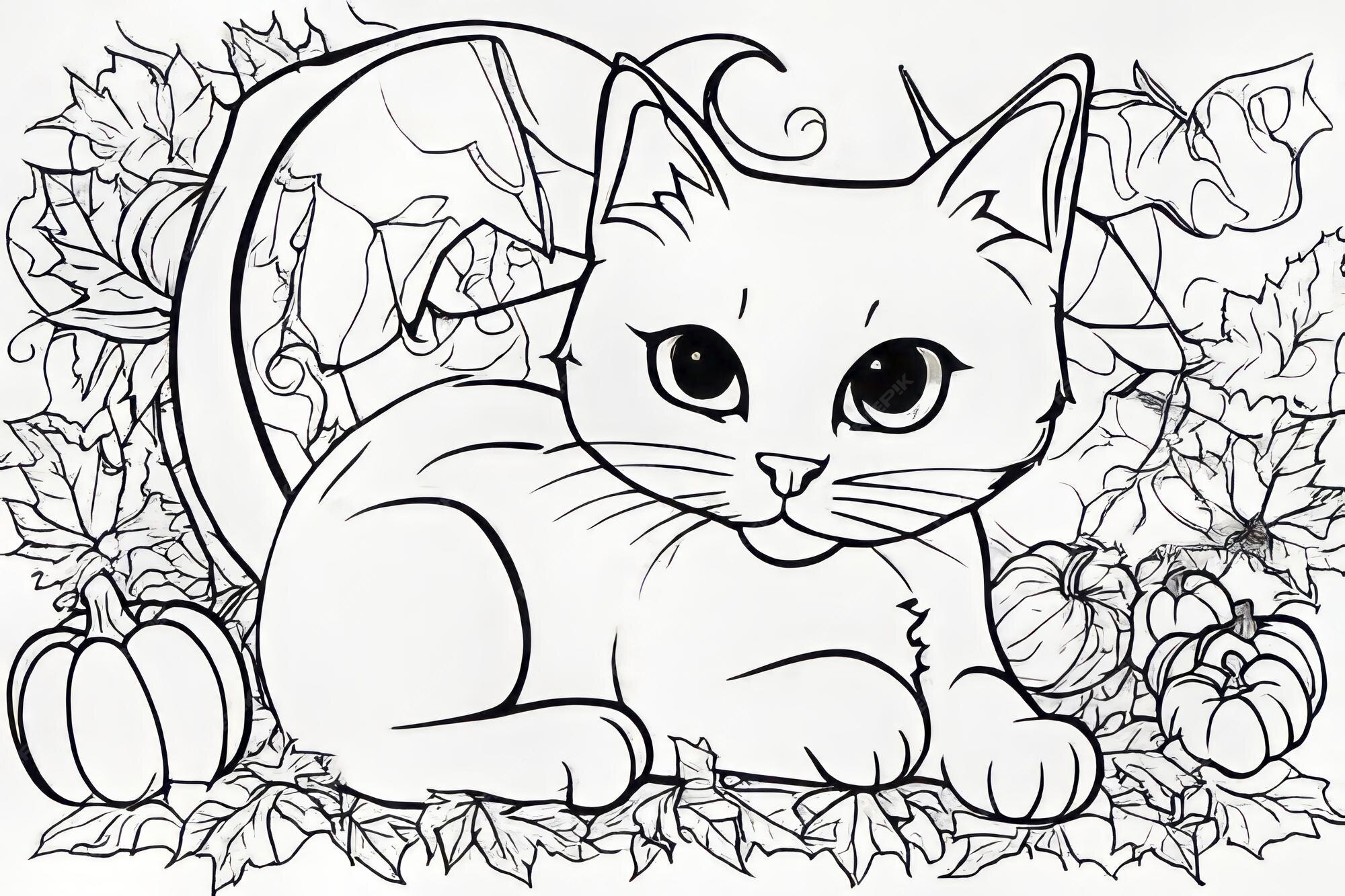 Premium AI Image | coloring book for children black and white