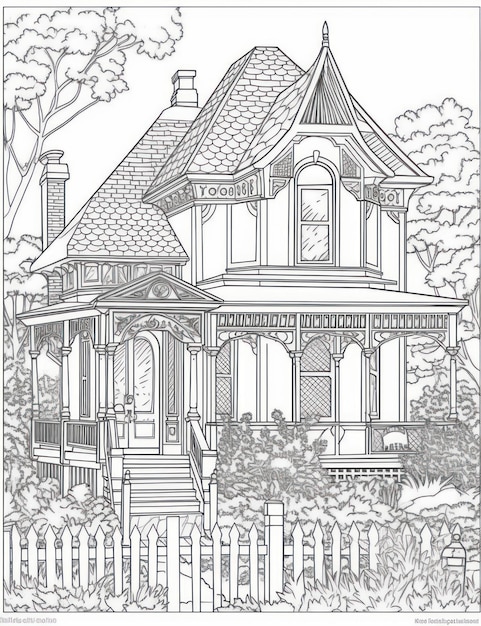 Coloring book page