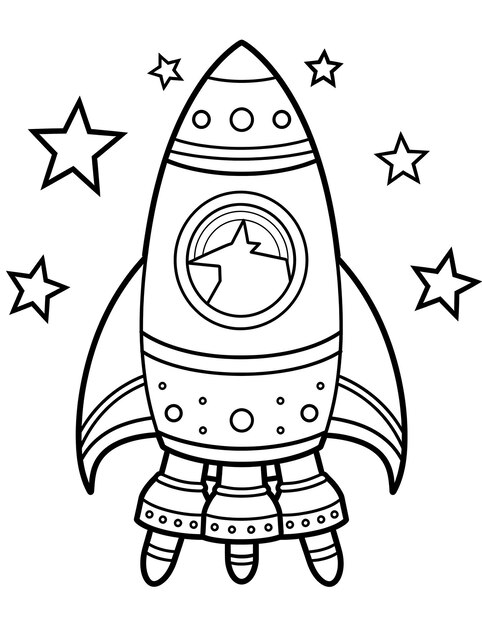 Photo coloring page activity for kids coloring ufo page educational worksheet for preschool