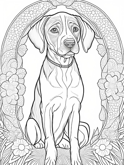 Photo coloring page for adults printable