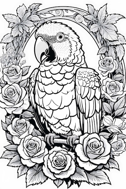 Coloring page for adults