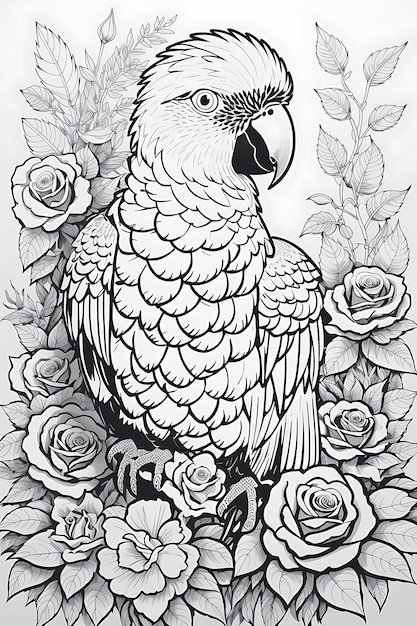 Coloring page for adults