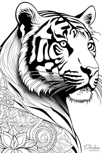 Coloring page for adults