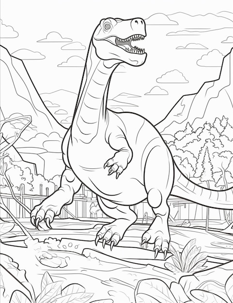 Dinosaur Coloring Pages  120 Free Coloring Pages