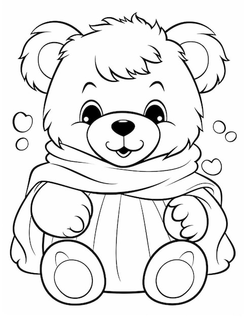 Photo coloring page for kids