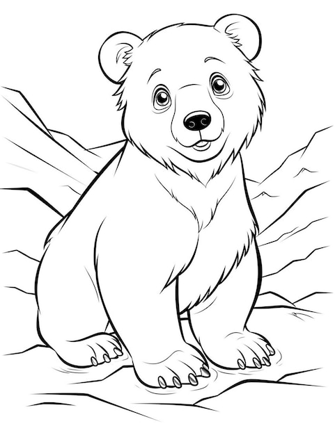 Photo coloring page for kids