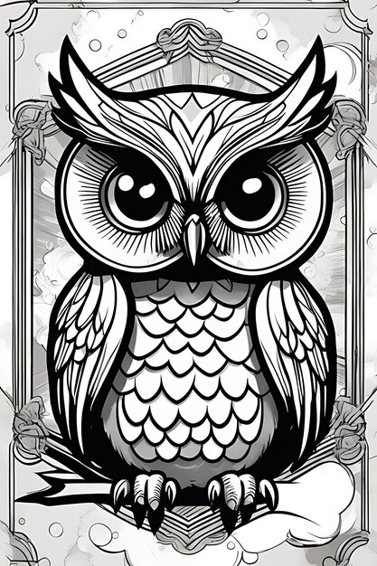 Coloring page Printable qualityBlack and White Poster quality