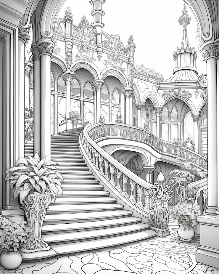 Photo coloring pages for adults collection
