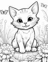 Photo coloring pages for adults to print coloring pages for adults to print generative ai