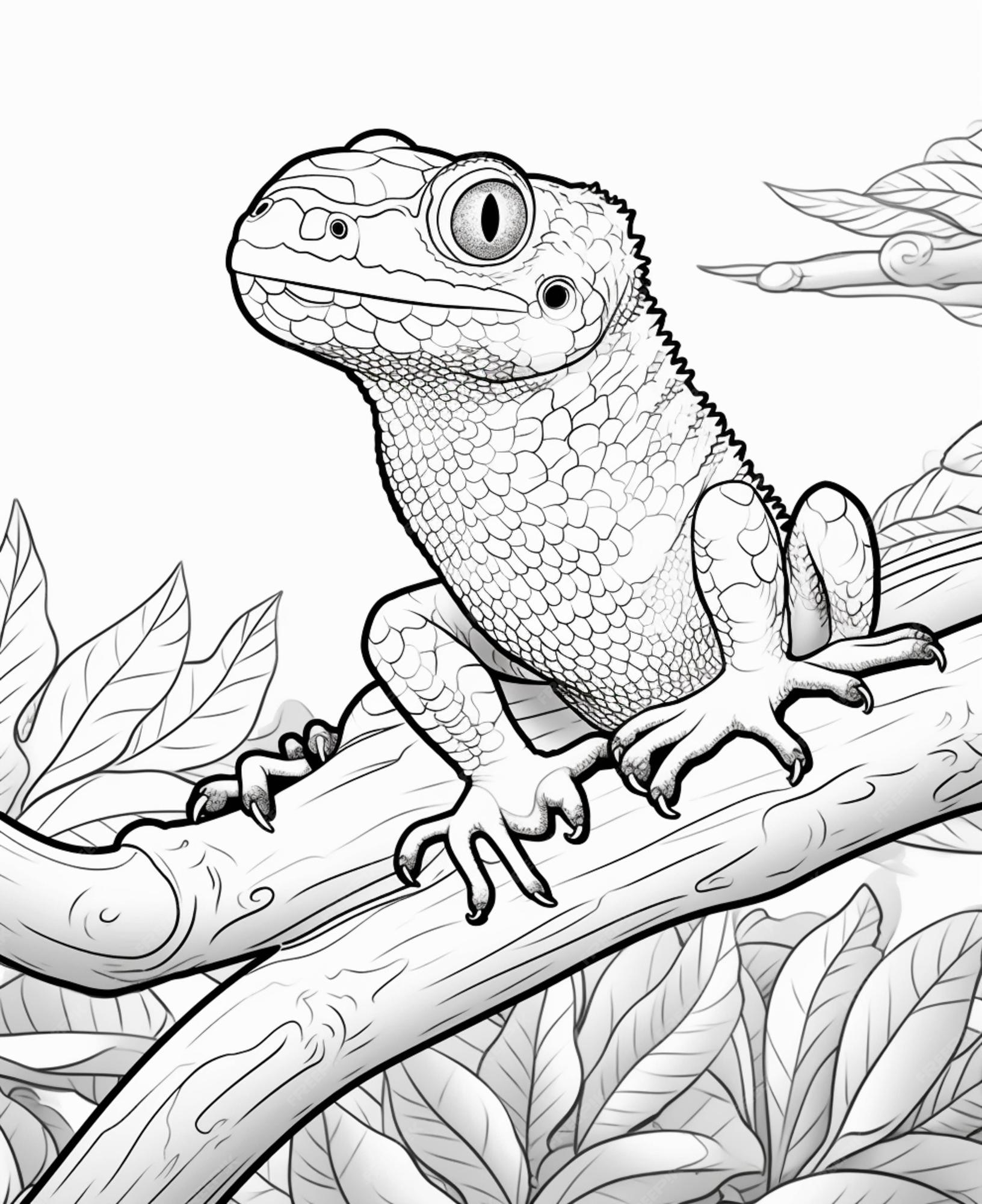 Reptile Coloring Pages