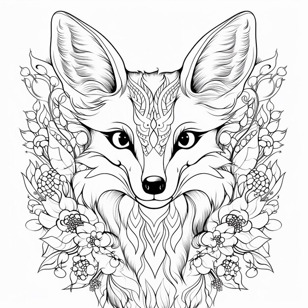 Photo coloring pages animal