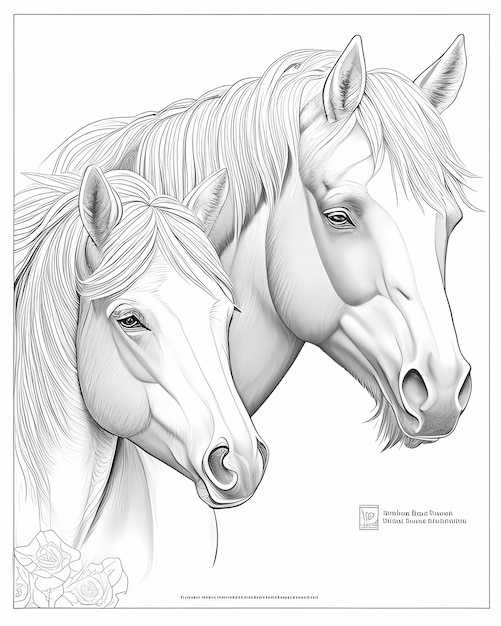 Картинки лошади красивые для срисовки