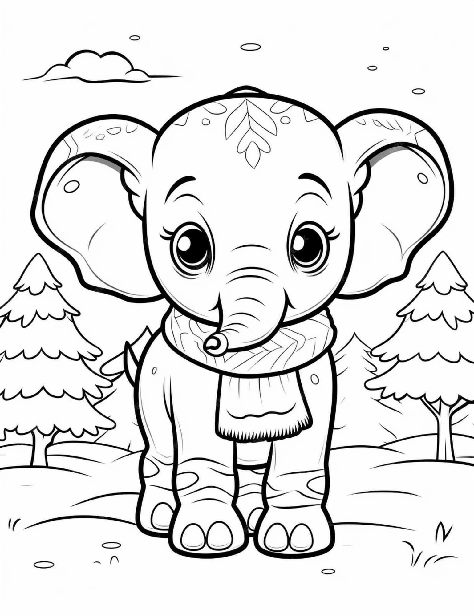Premium Photo Coloring pages for kids to print coloring pages for