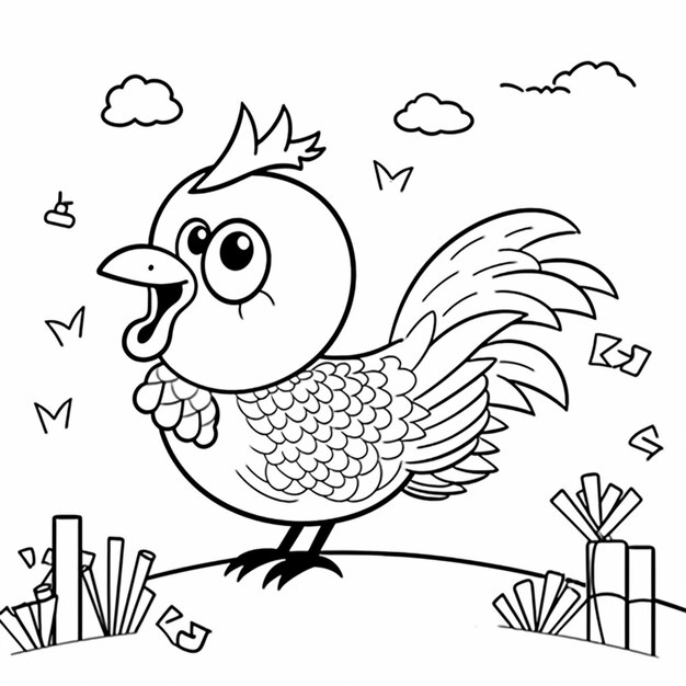 Photo coloring pages for kids to print coloring pages for kids to print generative ai