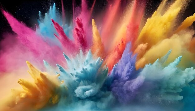 Photo colors exploding wallpaper