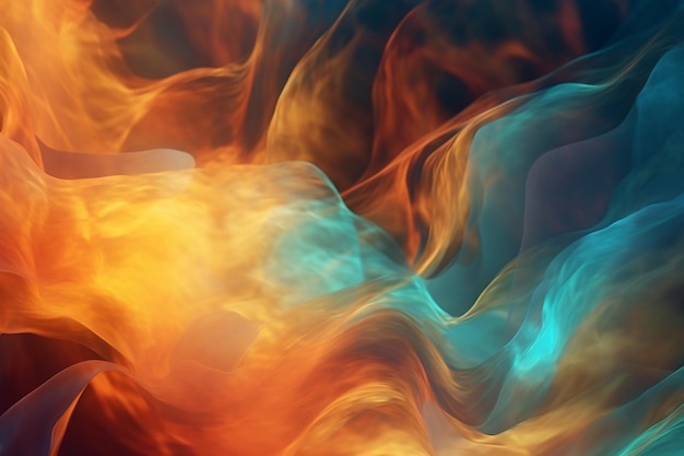 The colors of the fire are a beautiful abstract.