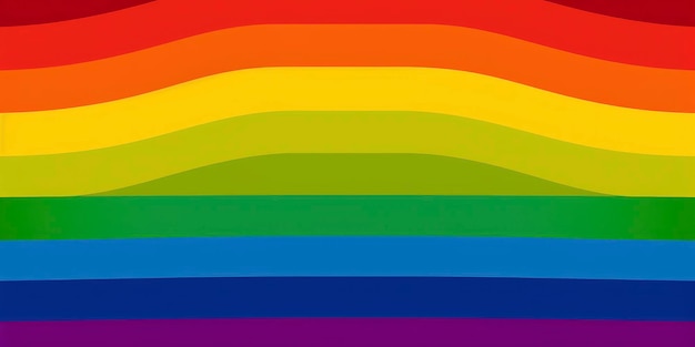 Colors of inclusion embracing equality with the lgbtq pride flag generated ai