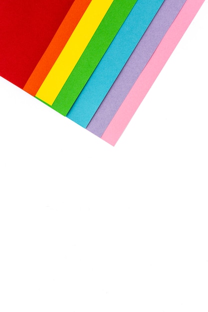 Photo colors of the rainbow, symbol of lgbt