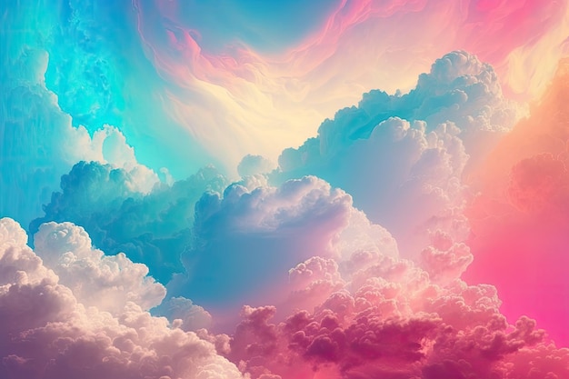 空のピンクと青の色背景空抽象晴れた空の抽象的な背景