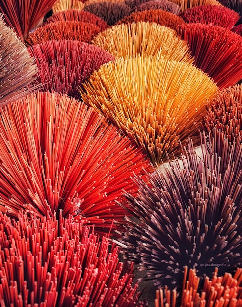 Photo colorsfull incense stick