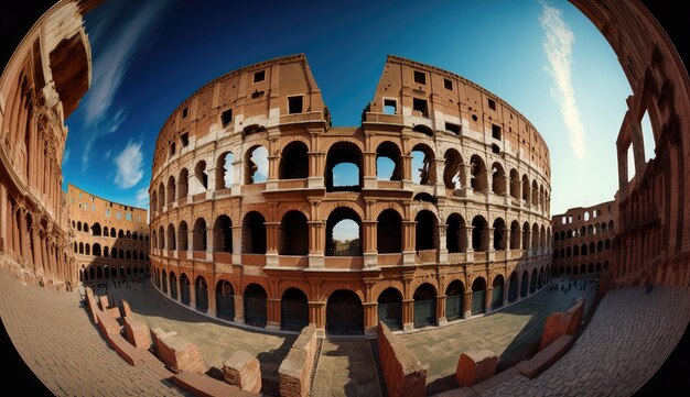 Photo the colosseum in italy