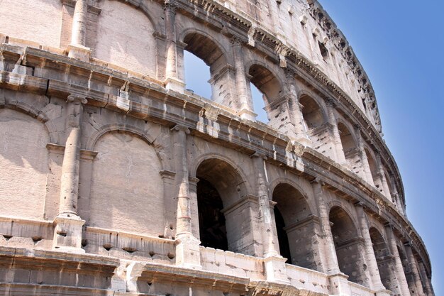 The Colosseum in Rome Italy