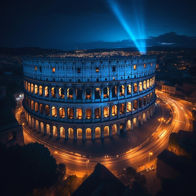 Foto il colosseo a roma