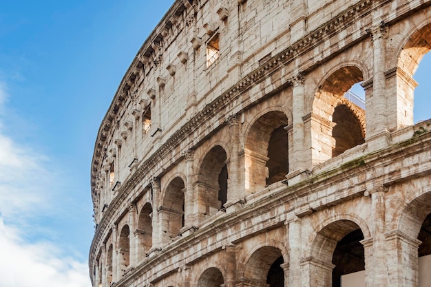 Colosseum stadium building in Rome