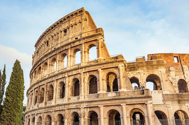 Colosseum stadium building in Rome