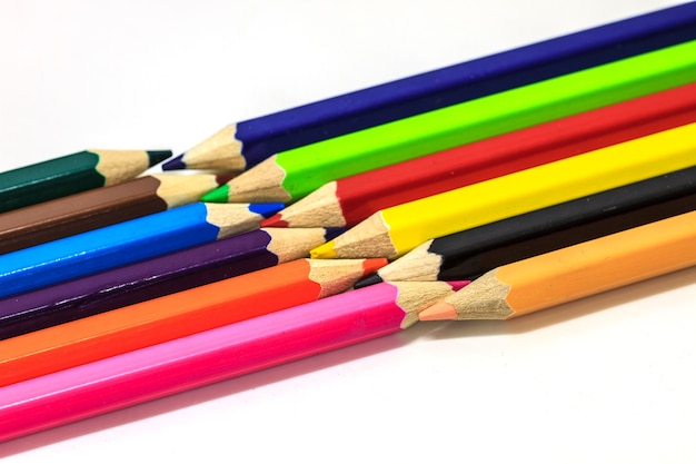 화이트 컬러 연필