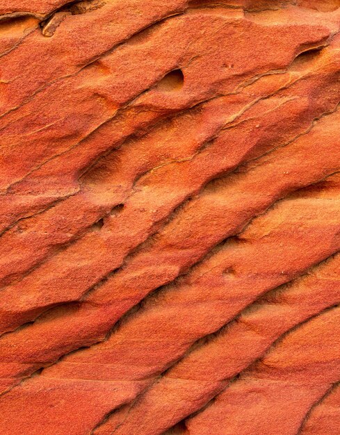 Foto coloured canyon is een rotsformatie op het schiereiland zuid-sinaï, egypte woestijnrotsen met een veelkleurige zandsteenachtergrond