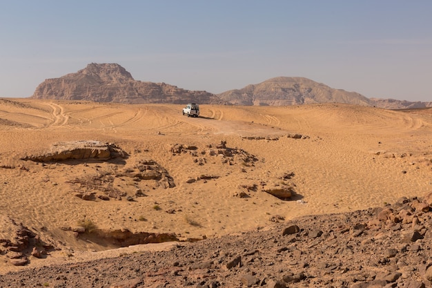 Coloured Canyon is a rock formation on South Sinai Egypt peninsula Desert rocks