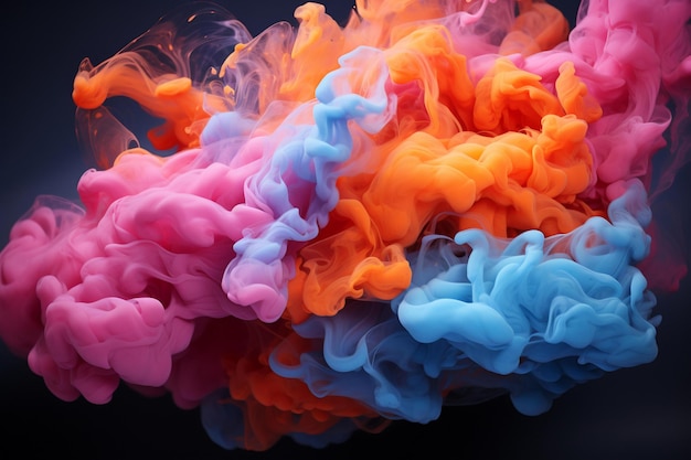 coloured smoke fluid