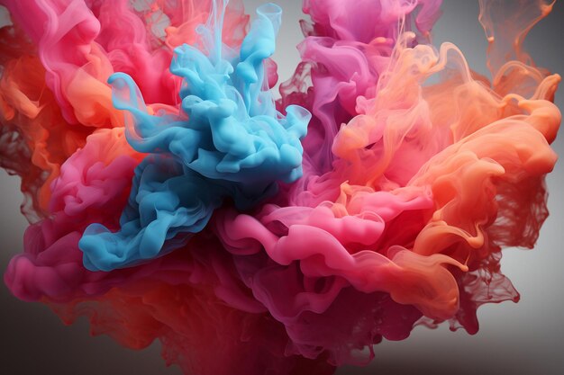 coloured smoke fluid